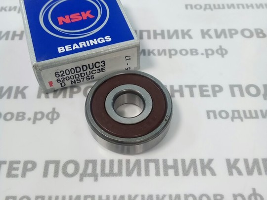 6200-DDU (180200) NSK подшипник шариковый (10*30*9)